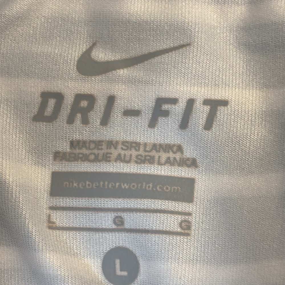 Nike dri-fit women’s large stripe sporty athletic casual tank top athleisure‎ - Picture 4 of 5